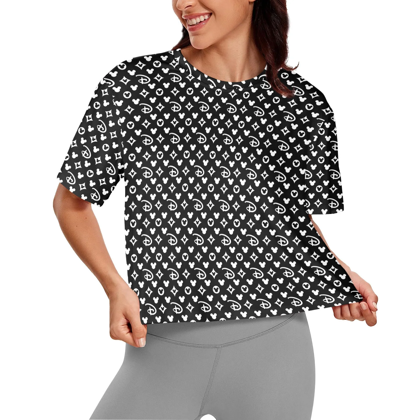 Designer Women's Cropped T-shirt