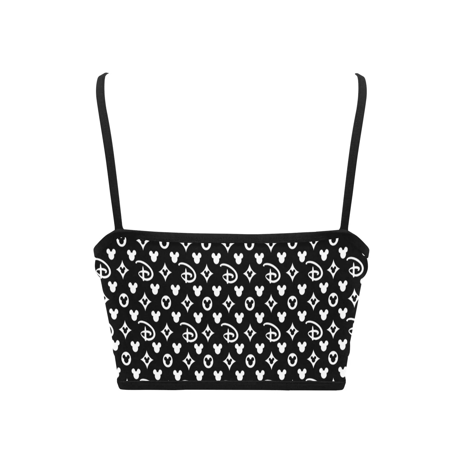 Designer Women's Spaghetti Strap Crop Top