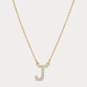 Diamond Initial Necklace