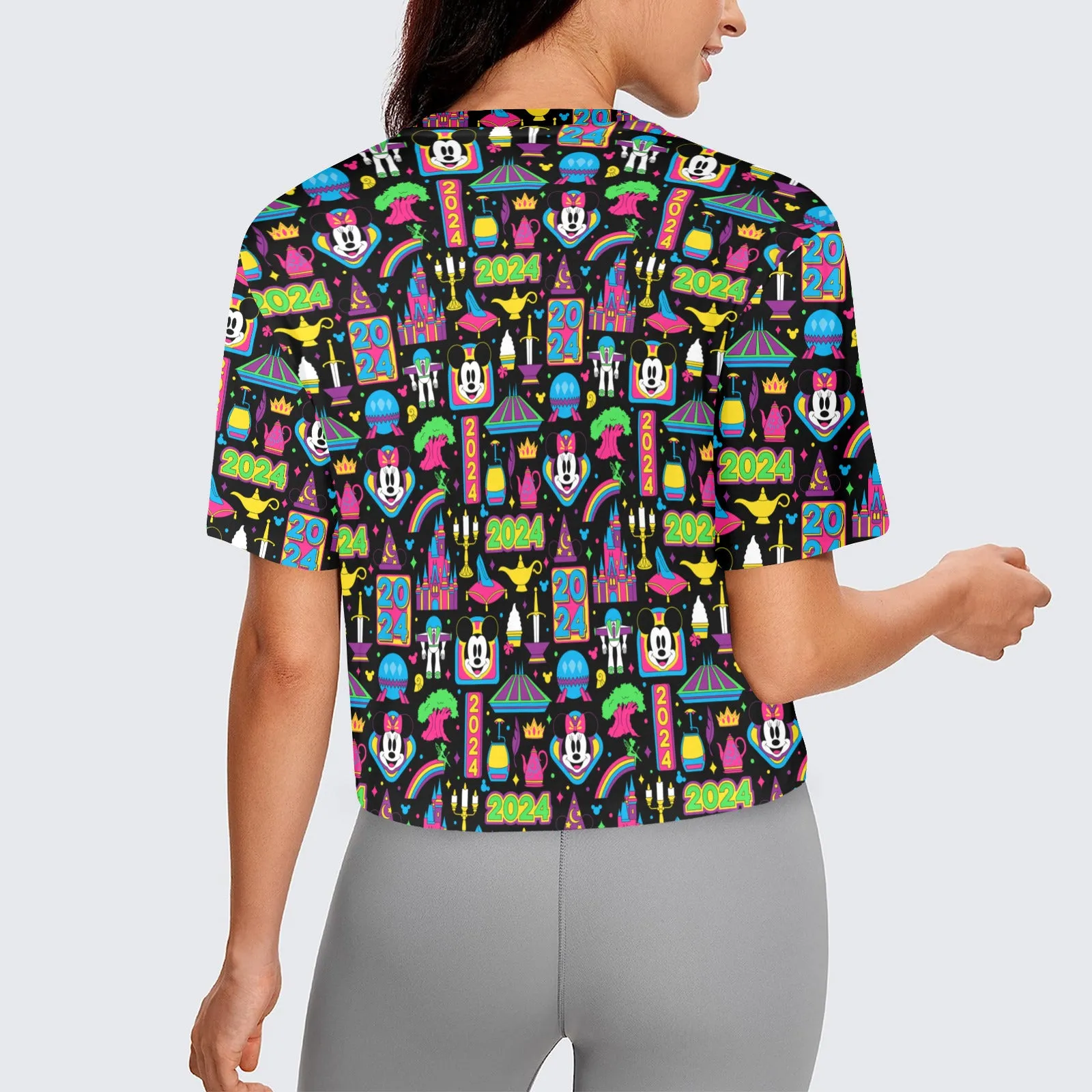 Disney 2024 Women's Cropped T-shirt