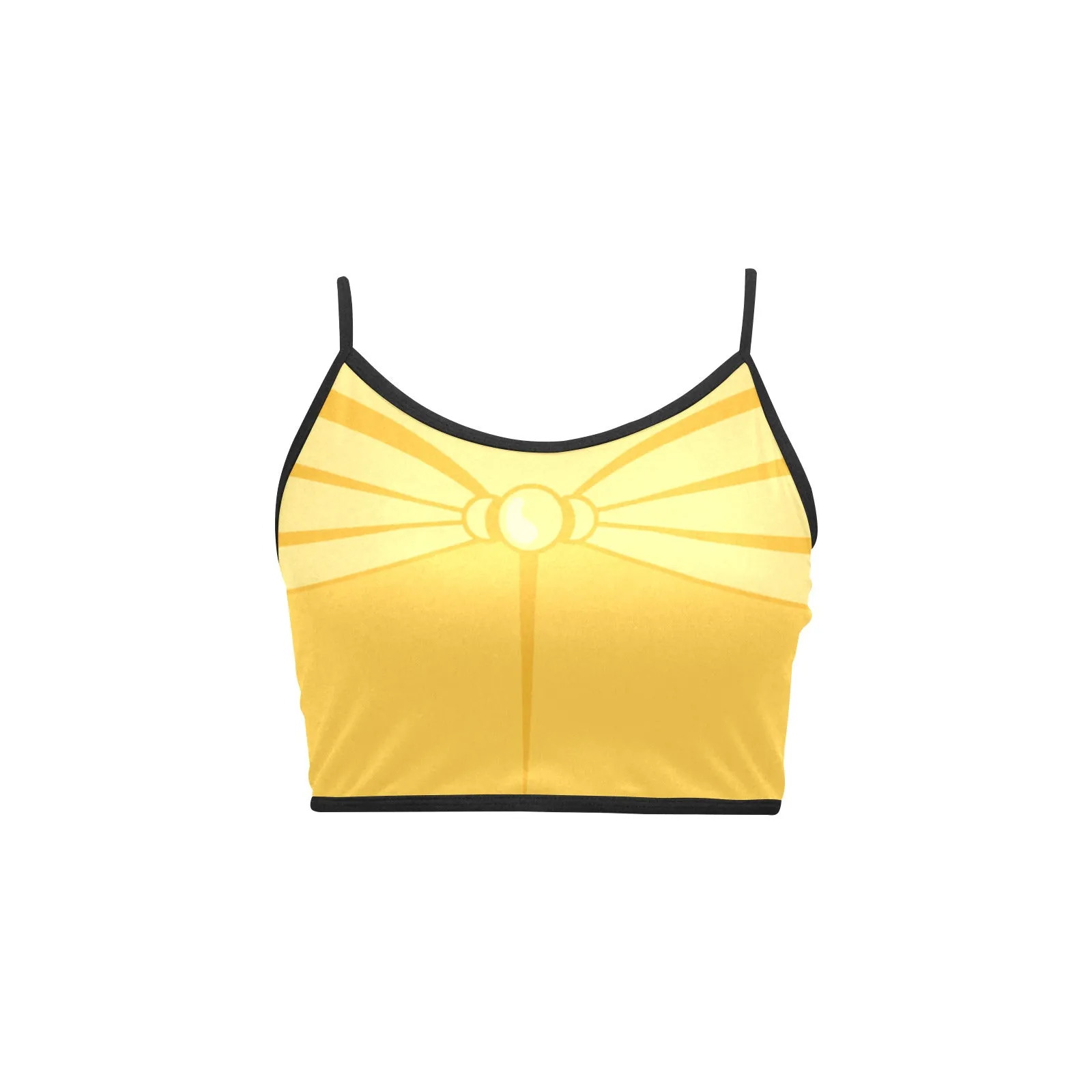 Disney Beauty And The Beast Belle Women's Spaghetti Strap Crop Top