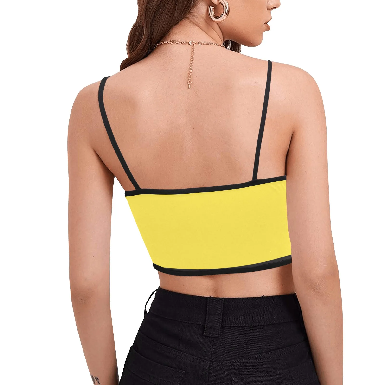 Disney Goofy Movie Powerline Women's Spaghetti Strap Crop Top