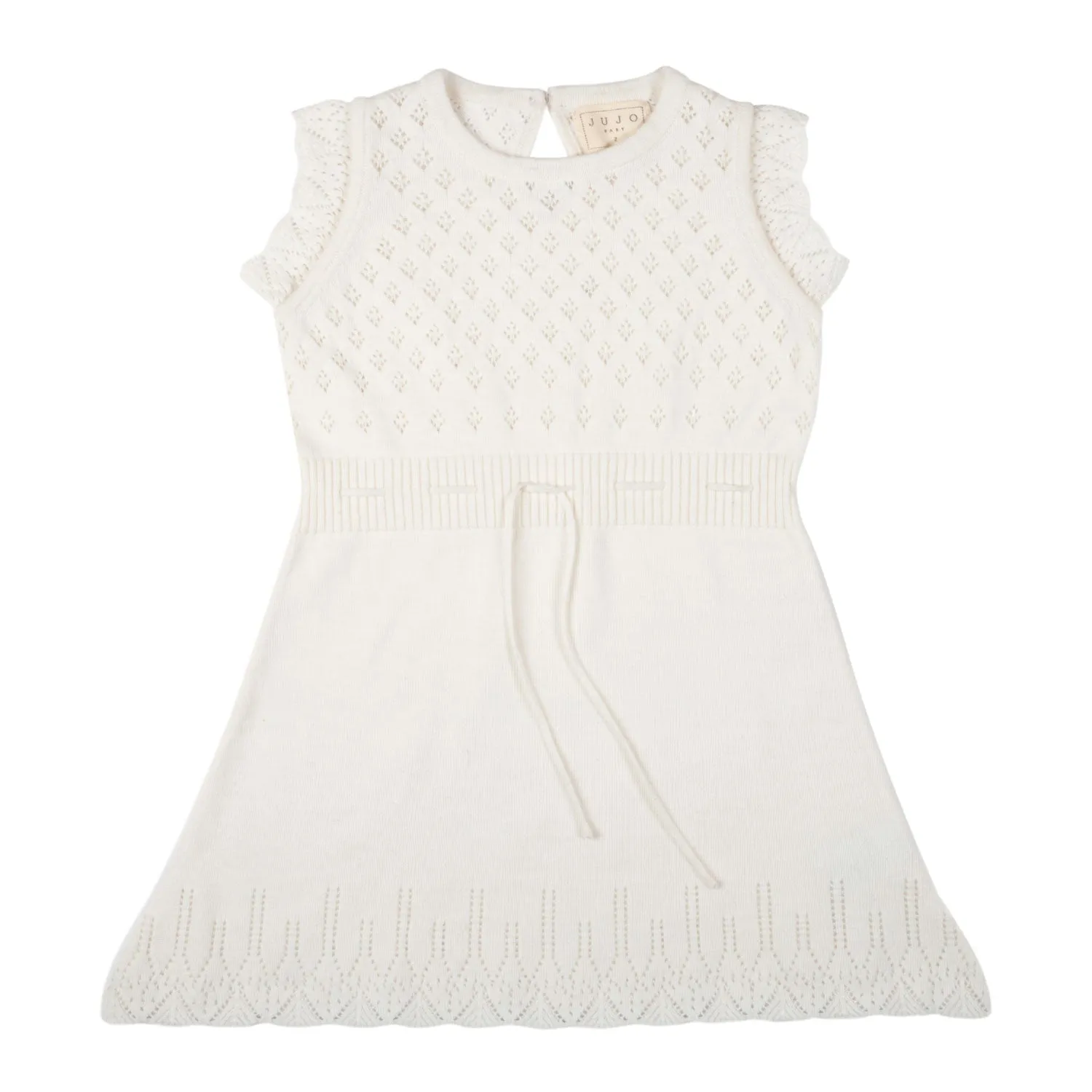 Ditsy Bodice Dress - Milk