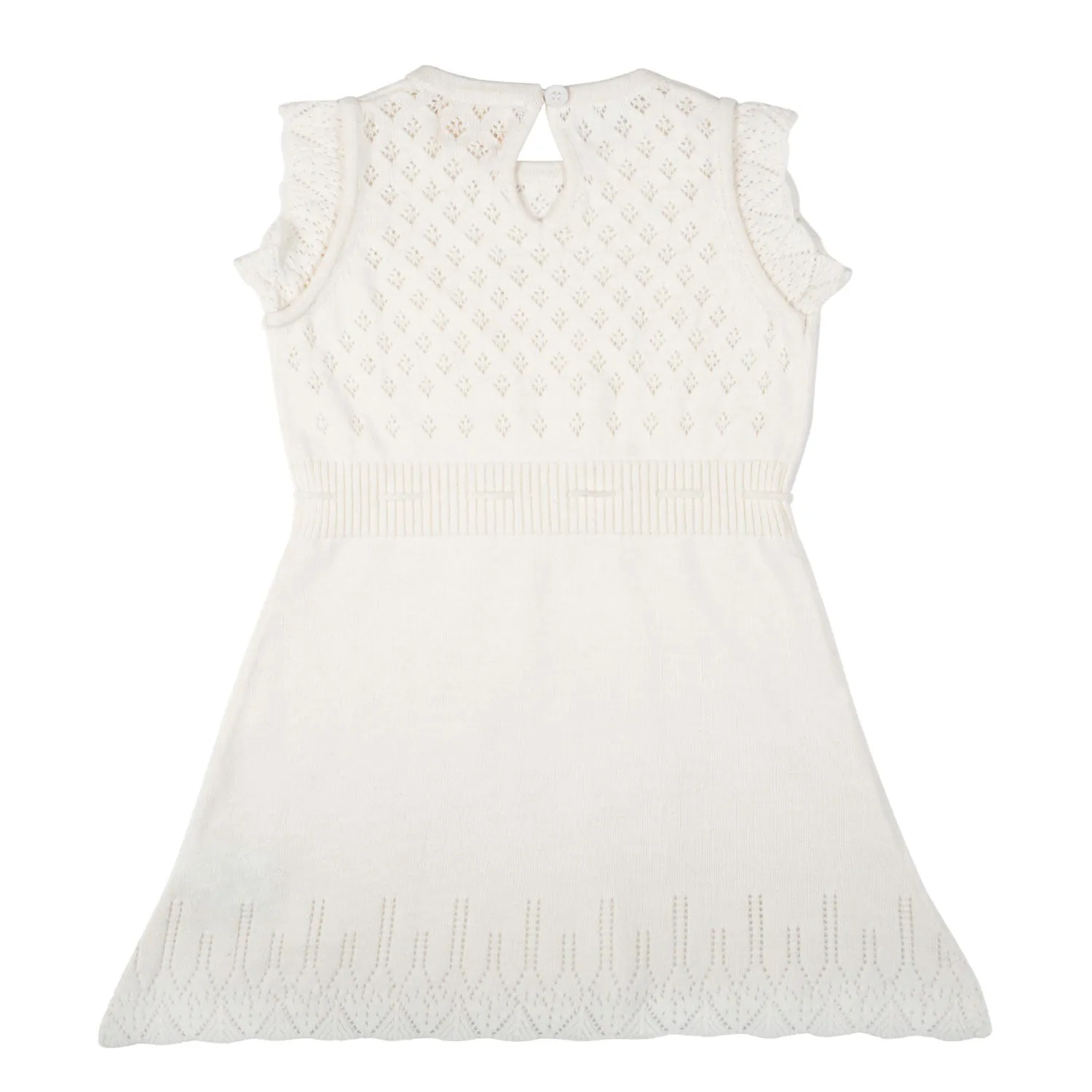 Ditsy Bodice Dress - Milk