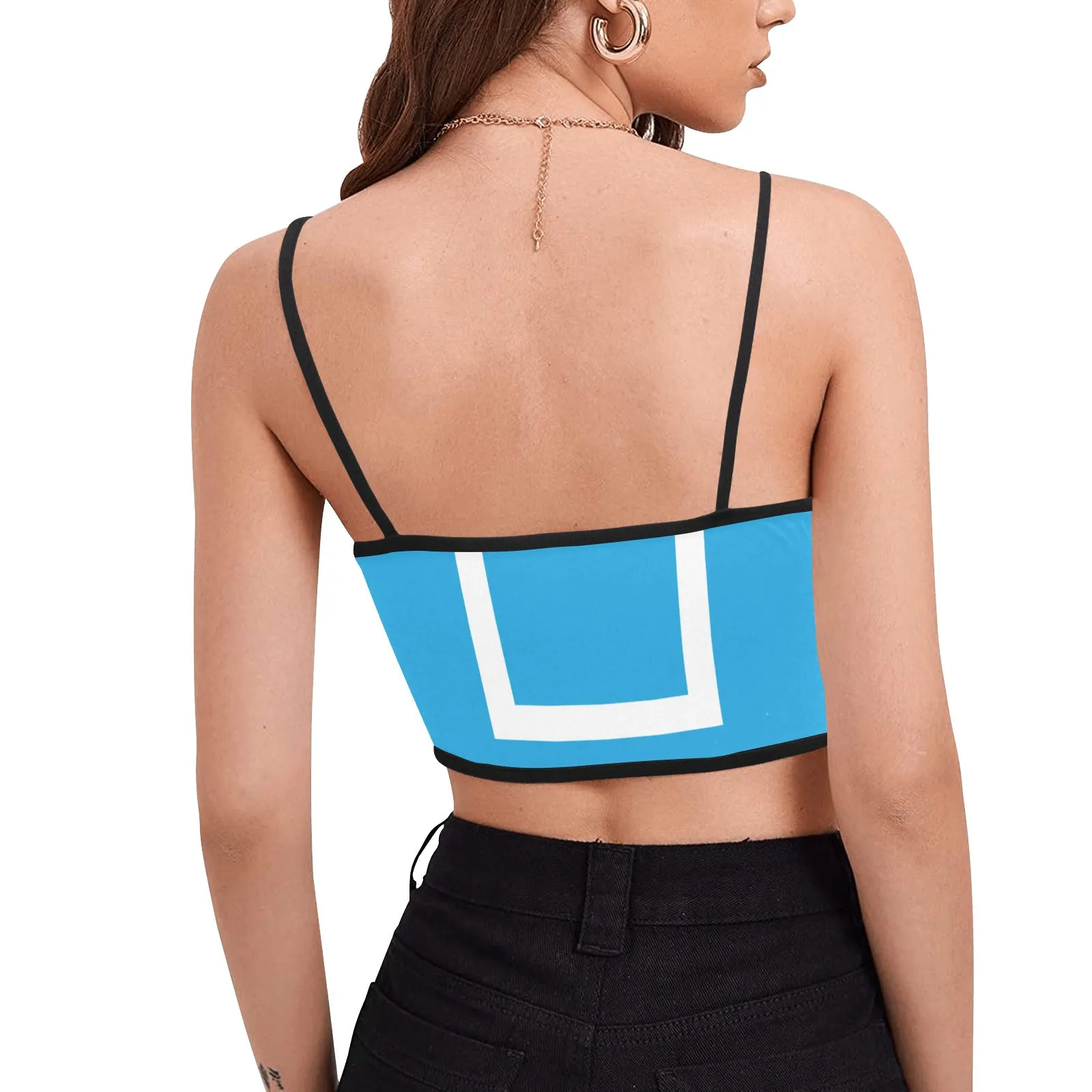 Donald Women's Spaghetti Strap Crop Top