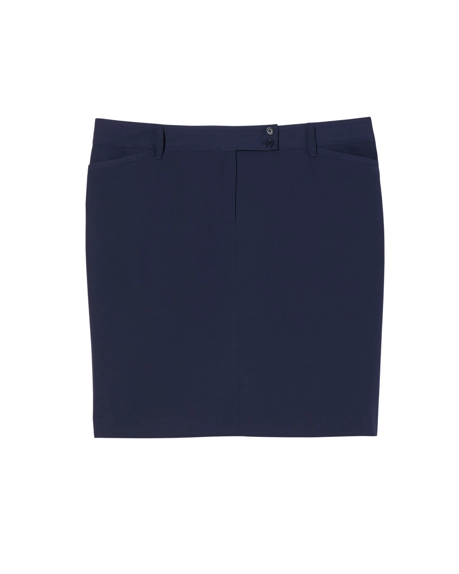 Dorian Trouser Pencil Skirt | Navy