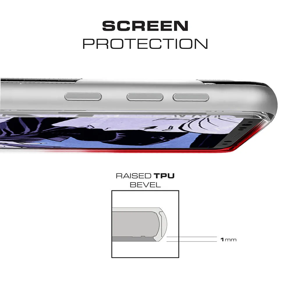 Galaxy Note 9 Case, Ghostek Cloak 3 Full Body TPU [Shockproof] | SILVER