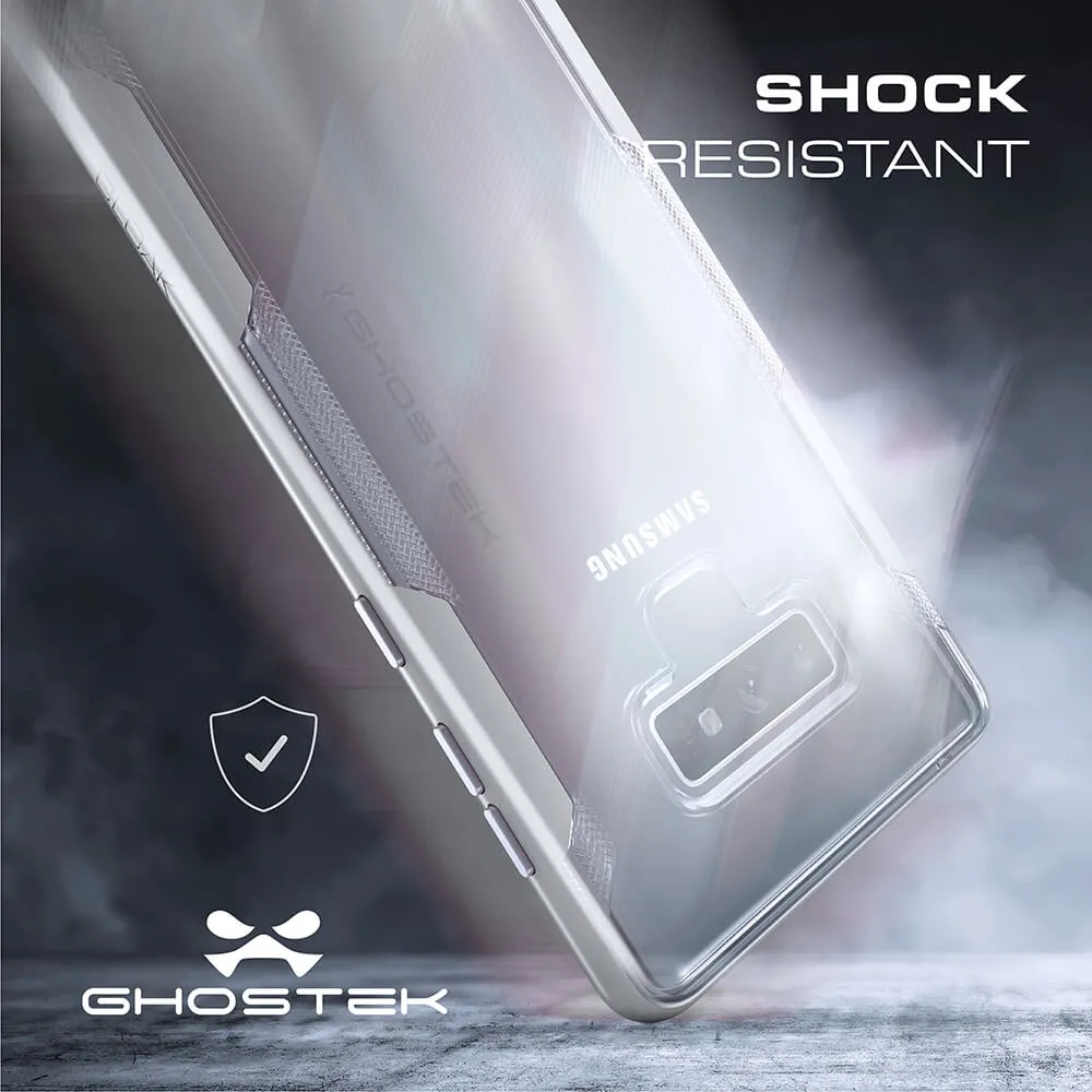 Galaxy Note 9 Case, Ghostek Cloak 3 Full Body TPU [Shockproof] | SILVER