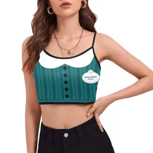 Ghost Host Women's Spaghetti Strap Crop Top