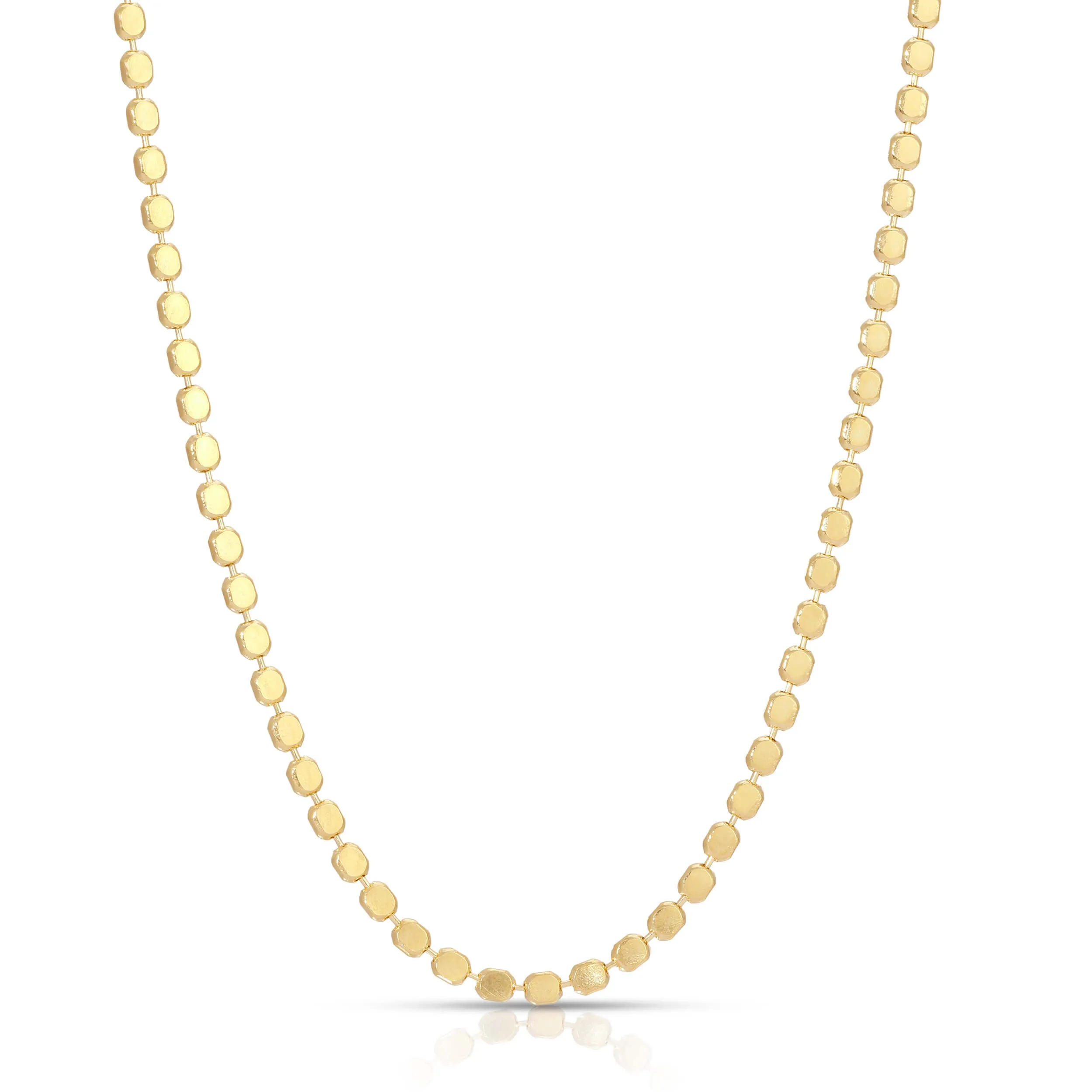 Gold Coin Chain Necklace