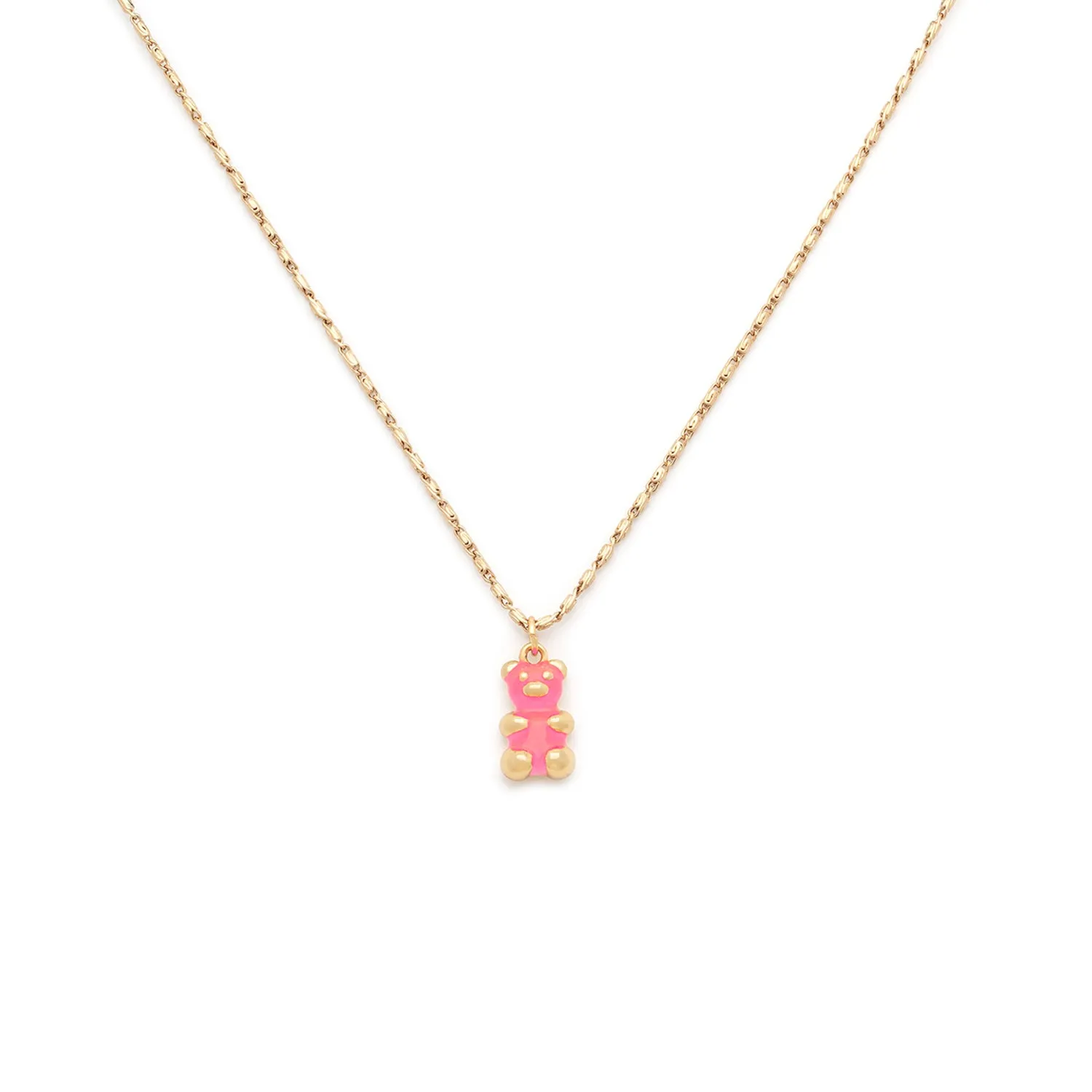 Gummy Neon Necklace | Pink