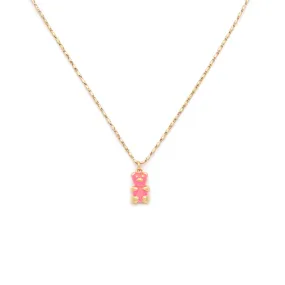 Gummy Neon Necklace | Pink