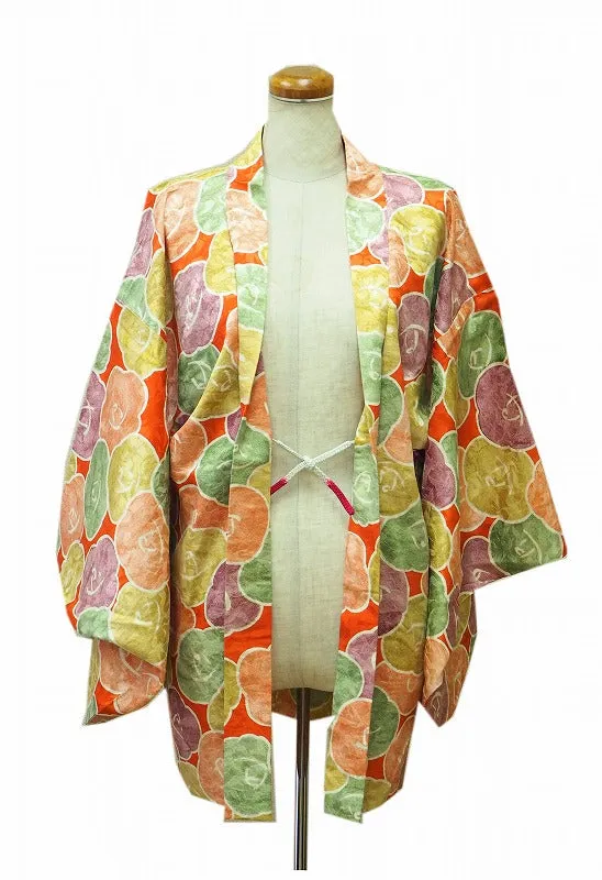 ha0051 haori - haorijJacket -   Japanese vintage jacket silk