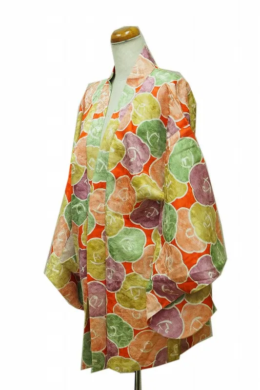 ha0051 haori - haorijJacket -   Japanese vintage jacket silk