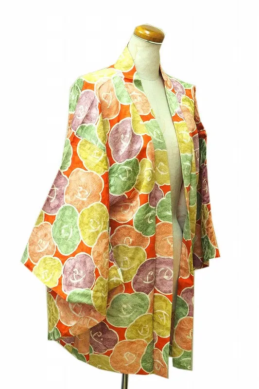 ha0051 haori - haorijJacket -   Japanese vintage jacket silk