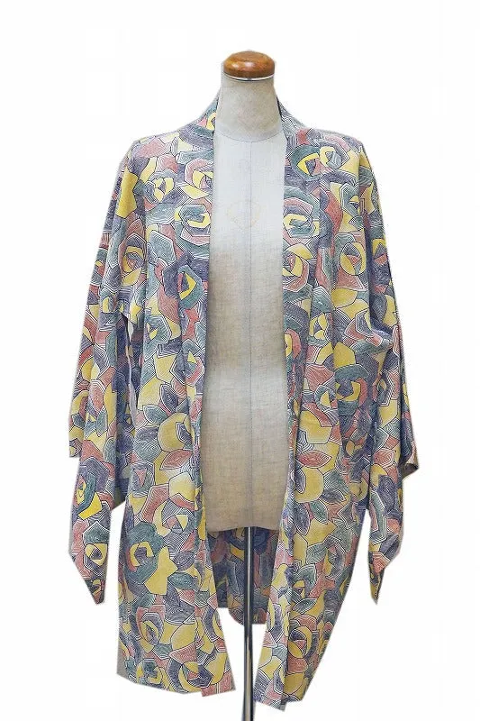 ha0055 haori - haorijJacket -   Japanese vintage jacket silk