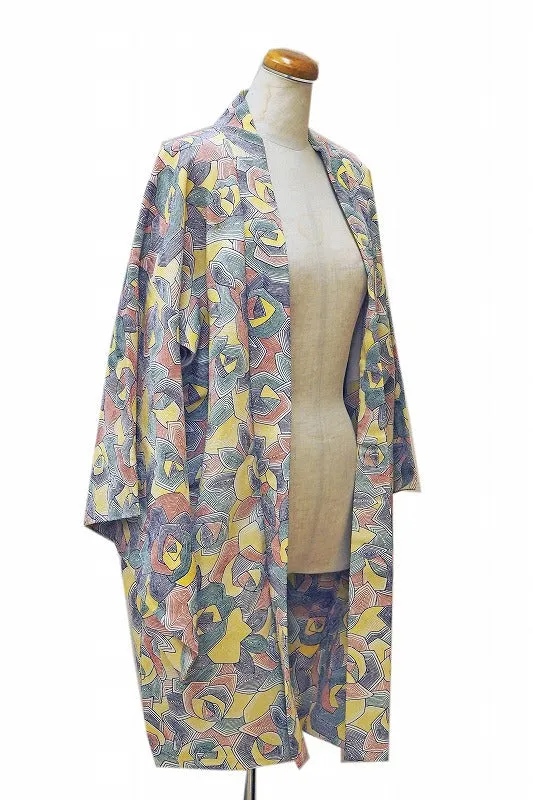 ha0055 haori - haorijJacket -   Japanese vintage jacket silk