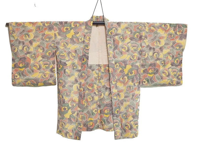 ha0055 haori - haorijJacket -   Japanese vintage jacket silk