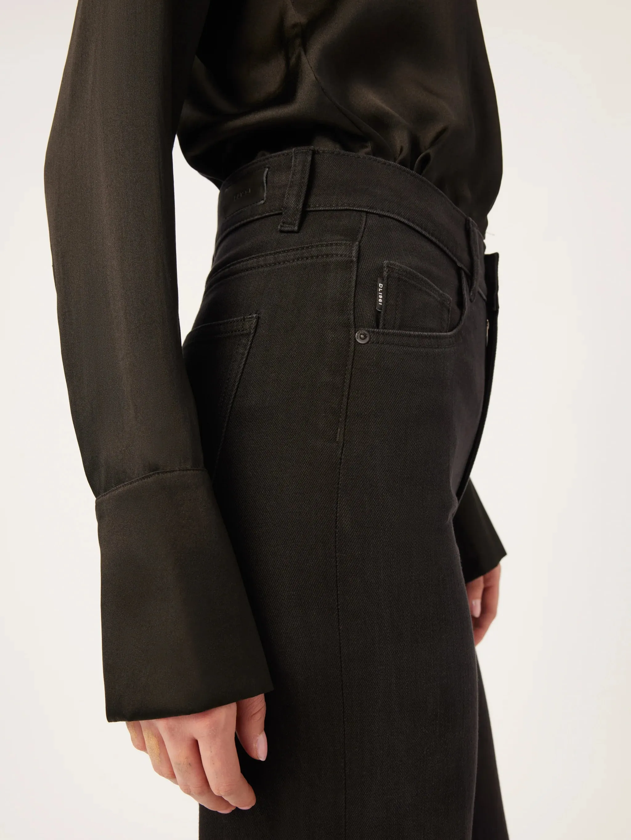 Hepburn Wide Leg - Jet Black