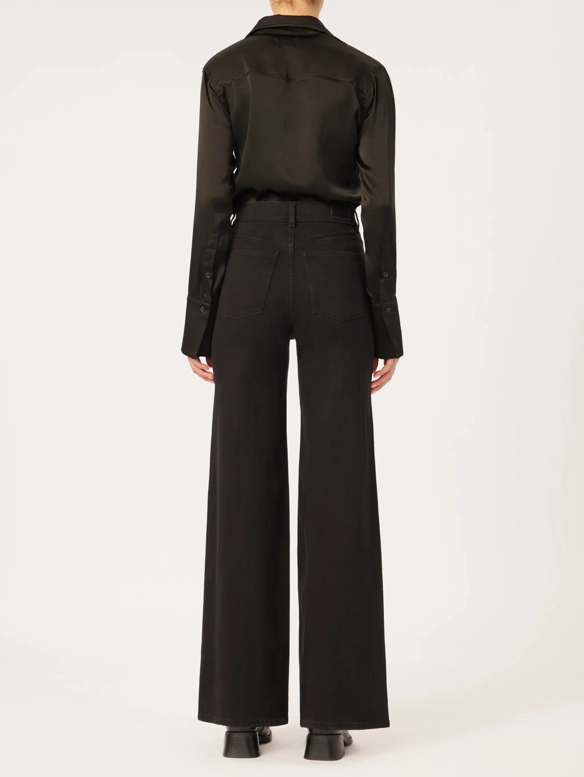 Hepburn Wide Leg - Jet Black