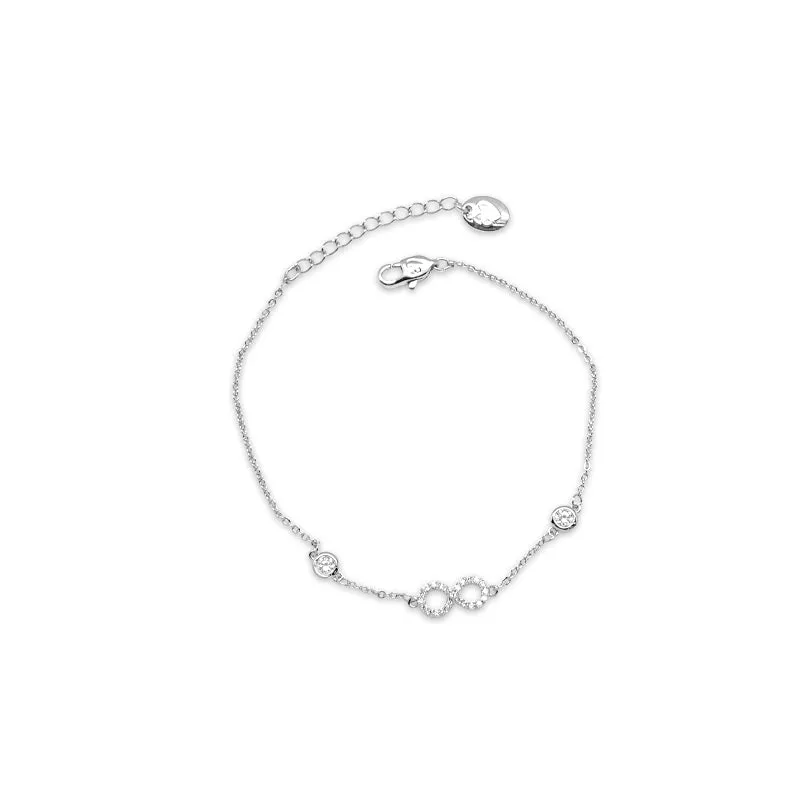 Infinity Cubic Zirconia Bracelet