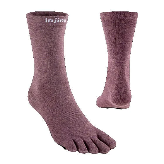 Injinji Liner Base Layer Ultra Thin Crew Amethyst