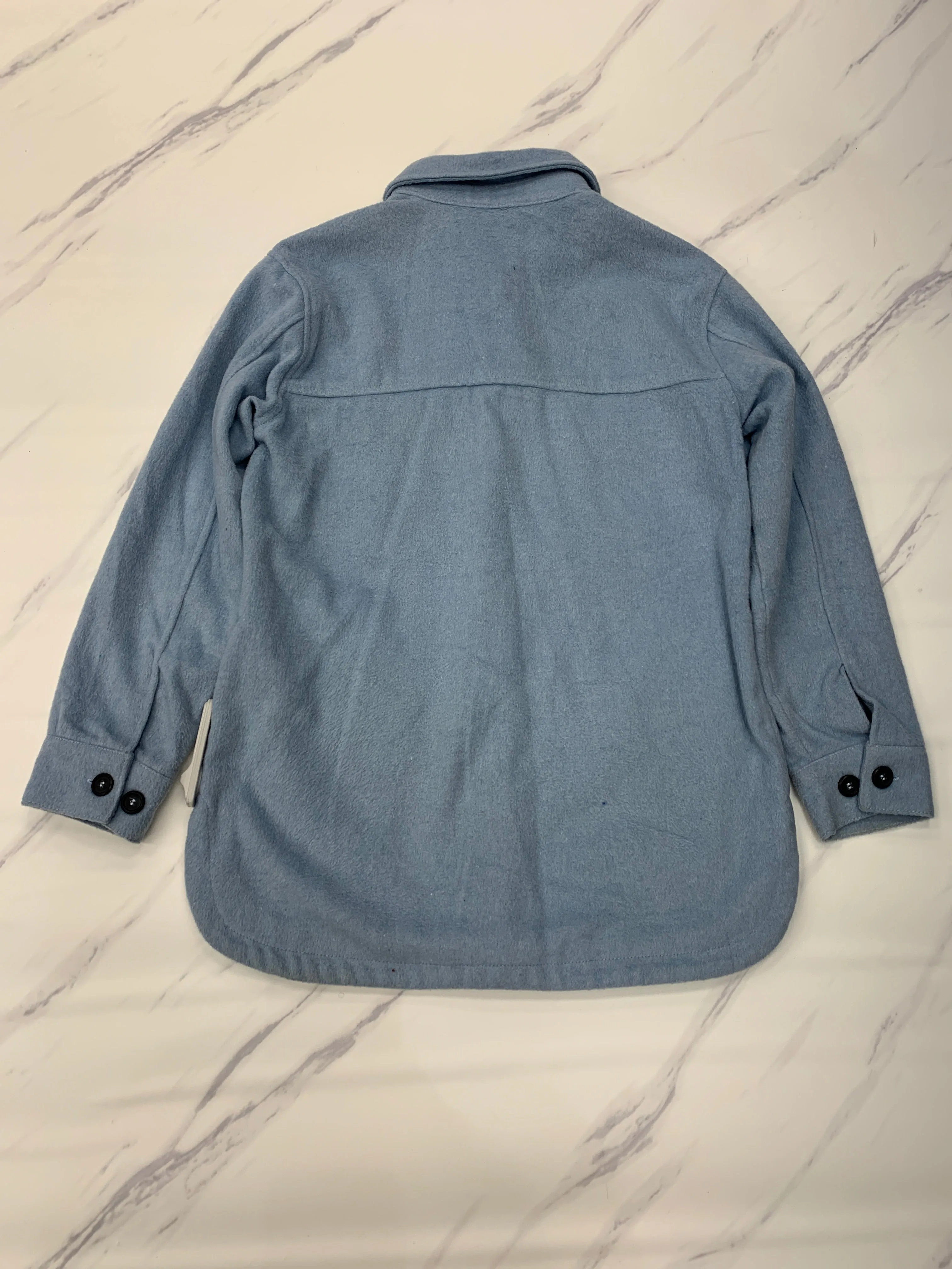 Jacket Fleece By Thread And Supply In Blue, Size: S