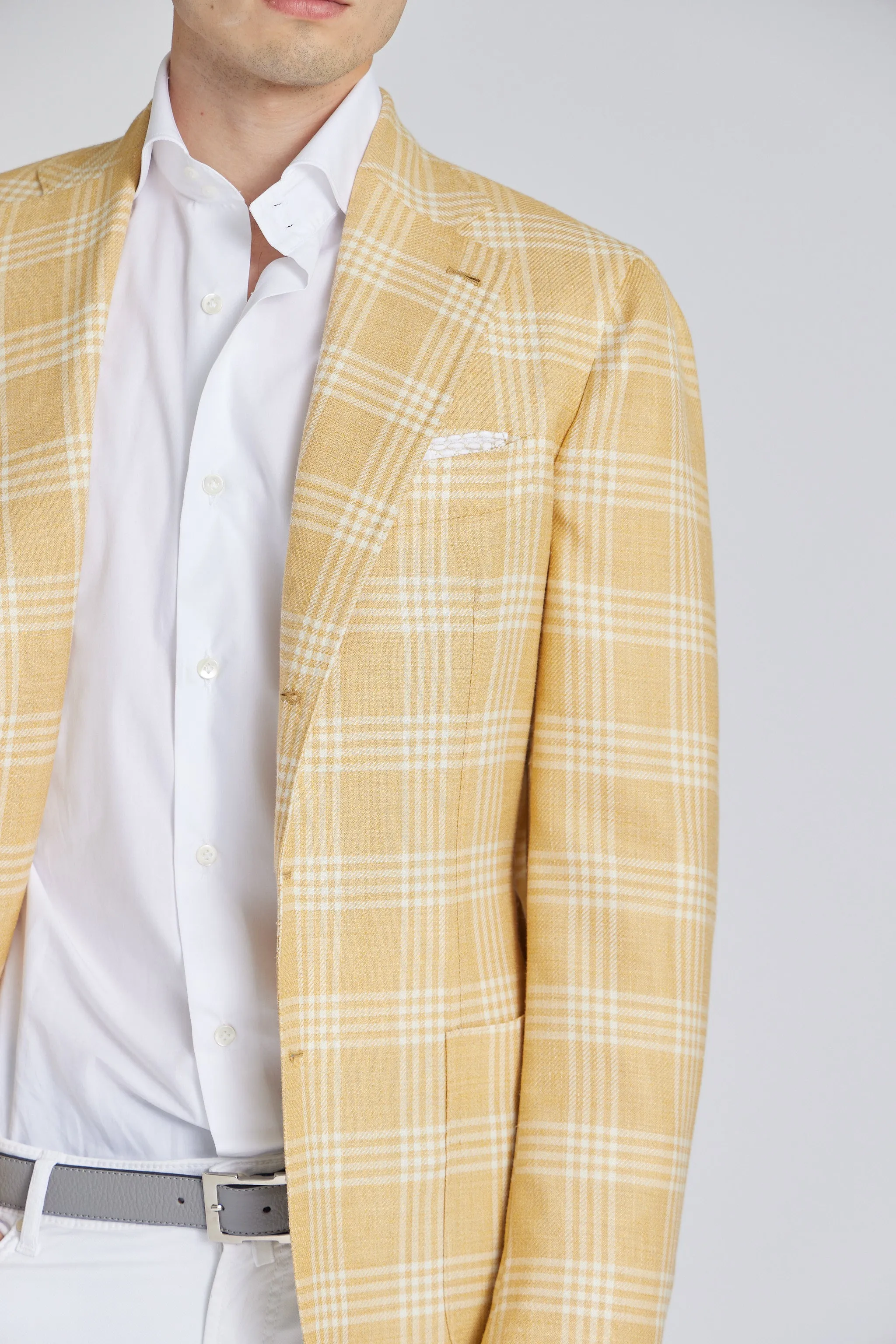 James Jacket in Yellow Glen Plaid