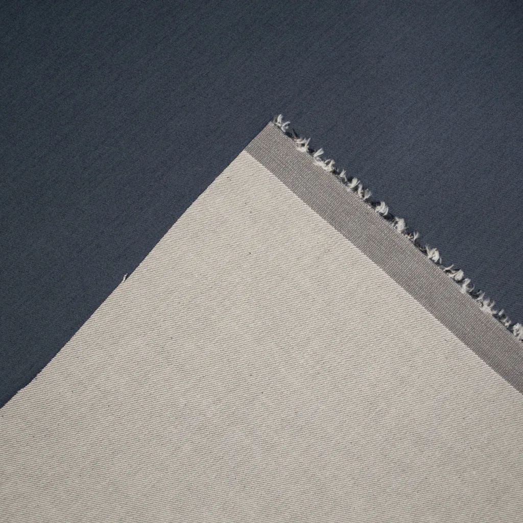 Japanese Stretch 10.5oz Denim - Pewter Blue