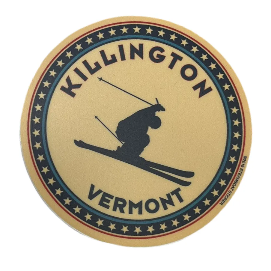 Killington Logo Star Jumper Sticker