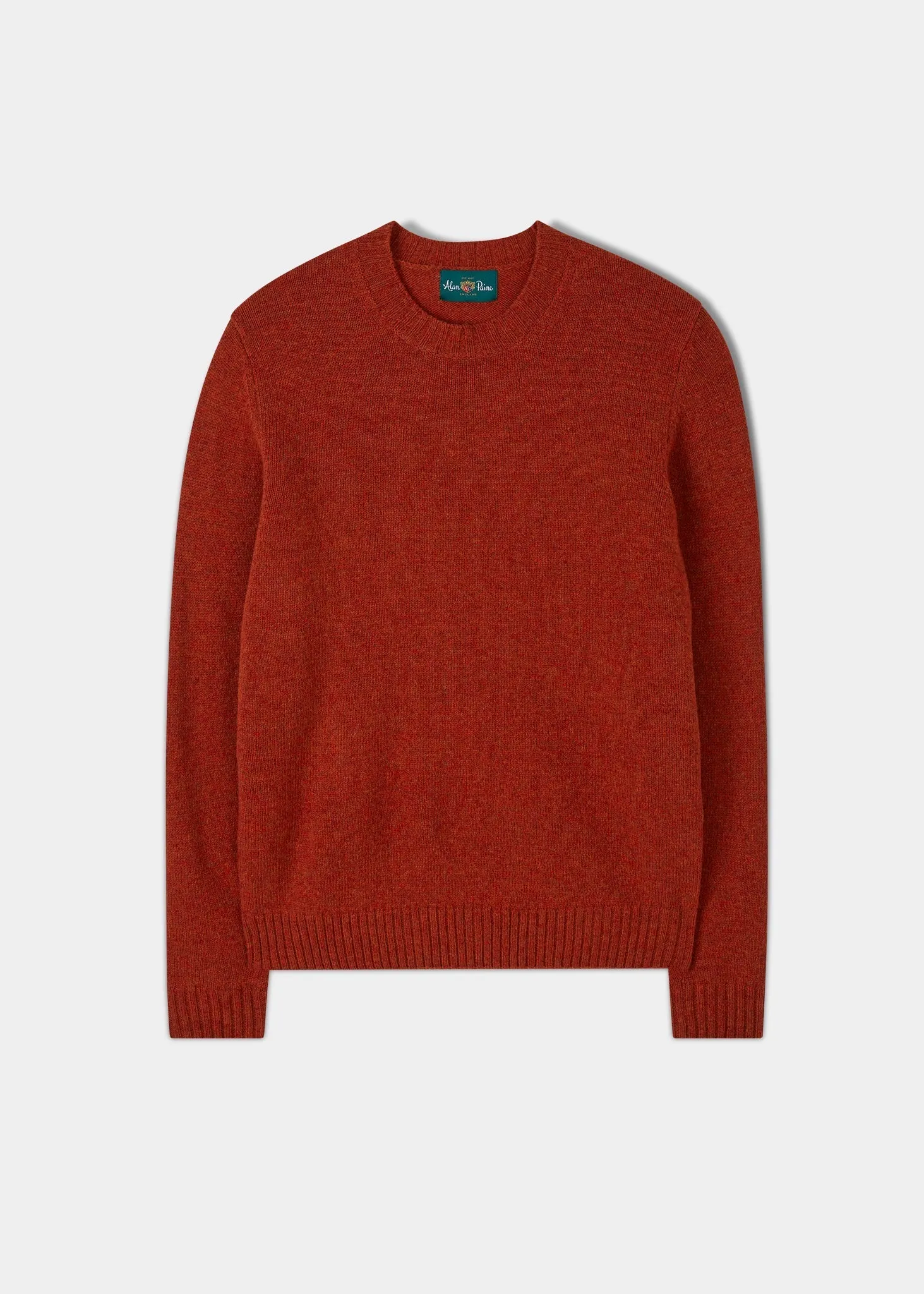 Kinnadie Supersoft Shetland Jumper In Saffron - Regular Fit