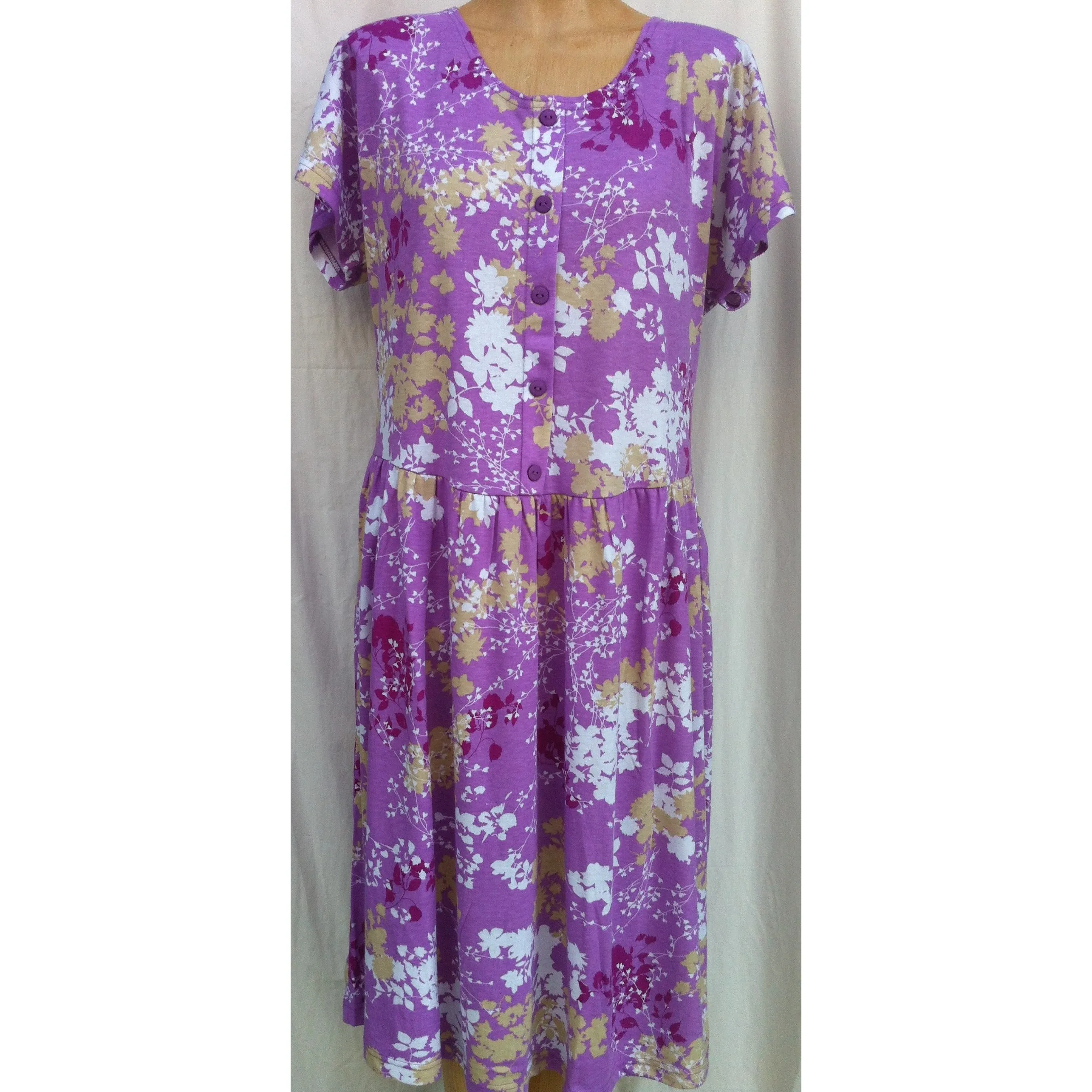 (L4) GEORGIA - ORCHID - Budget Split Back Day Dress