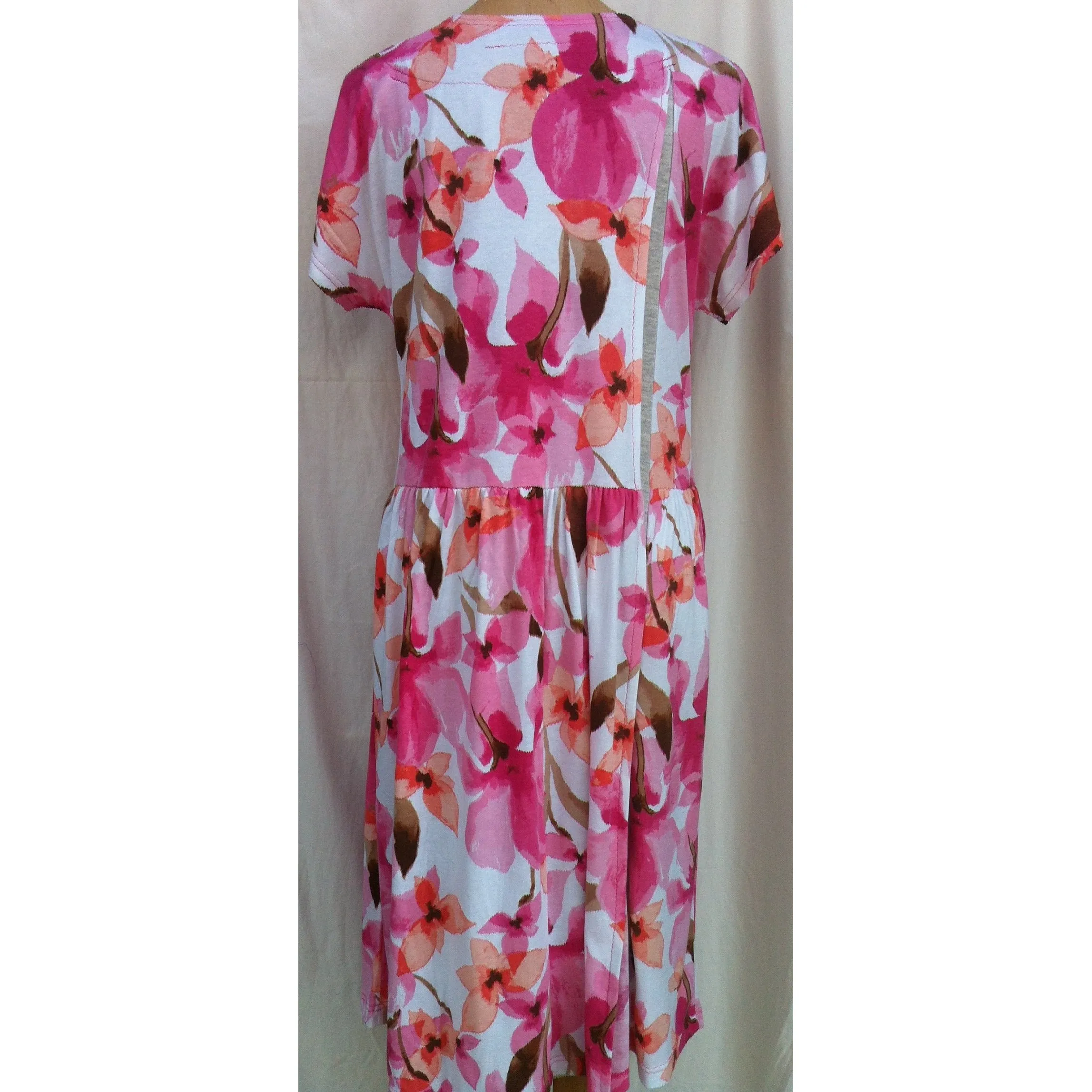 (L4) INGRID - PINK - Budget Split Back Day Dress