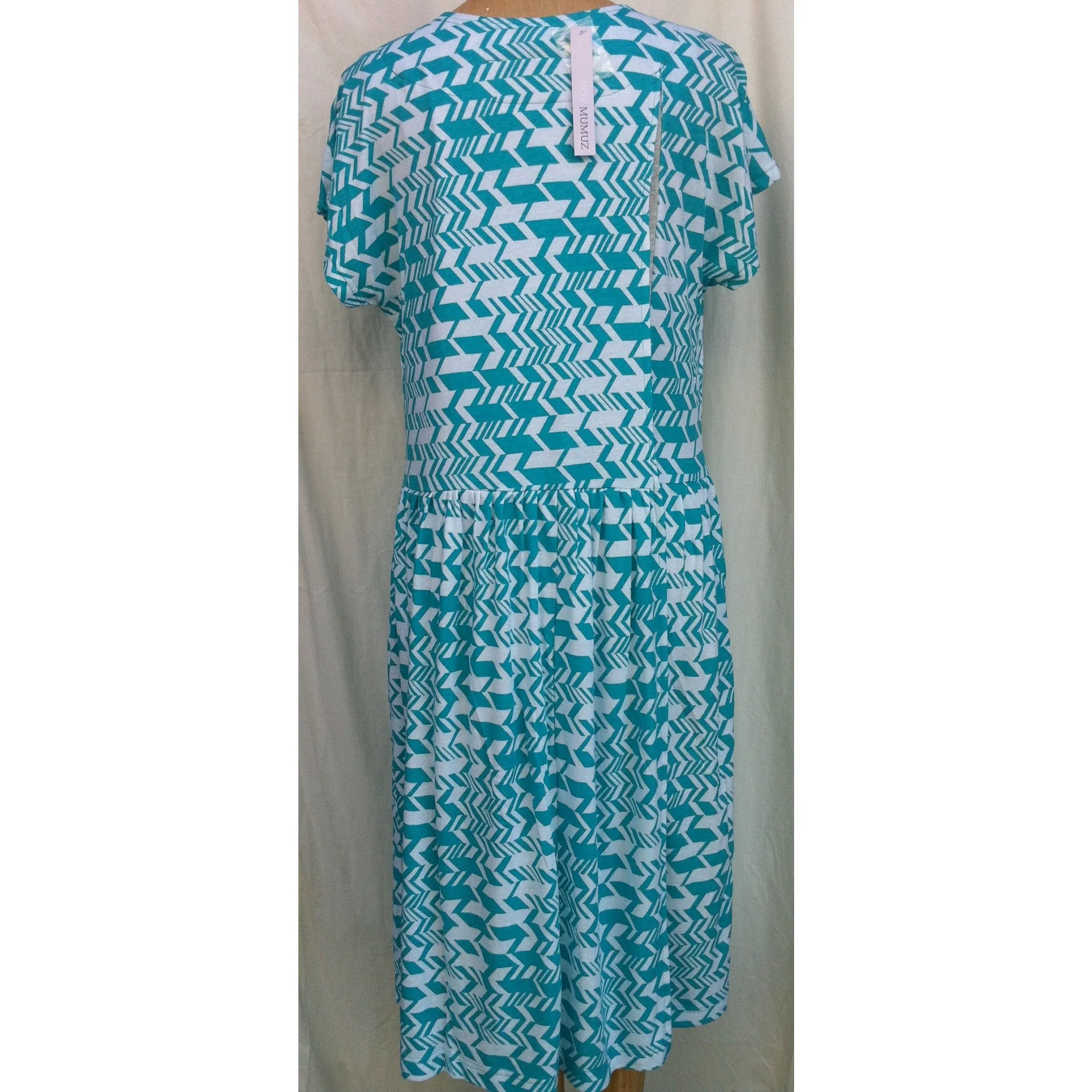 (L4) MANHATTAN - JADE - Budget Split Back Day Dress