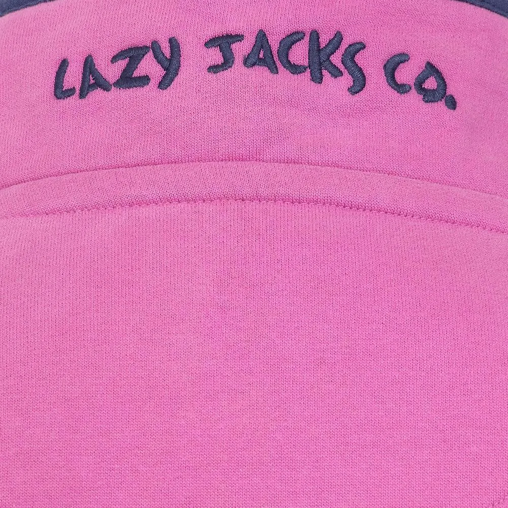 Lazy Jacks Women’s 1/4 Zip Sweatshirt LJ3