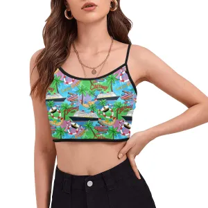 Let's Cruise Women's Spaghetti Strap Crop Top