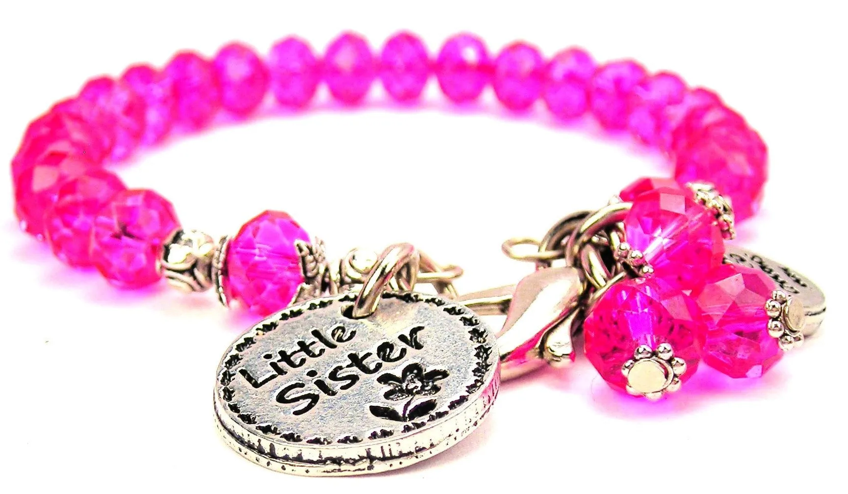 Little Sister Circle Splash Of Color Crystal Bracelet