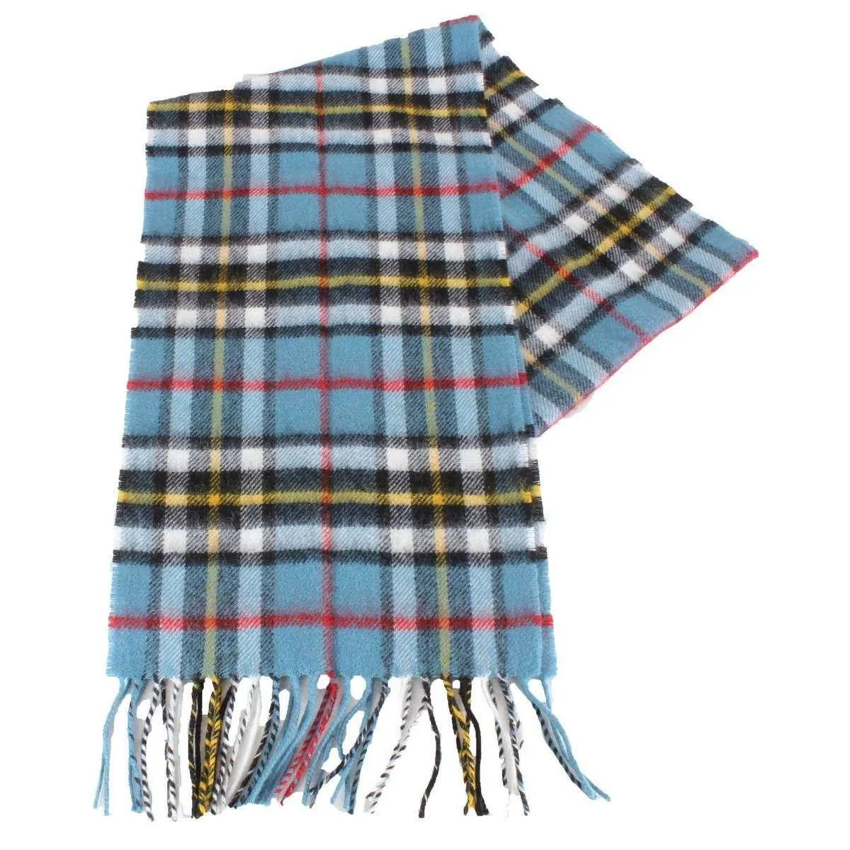 Locharron of Scotland Bowhill Thompson Lambswool Scarf - Blue