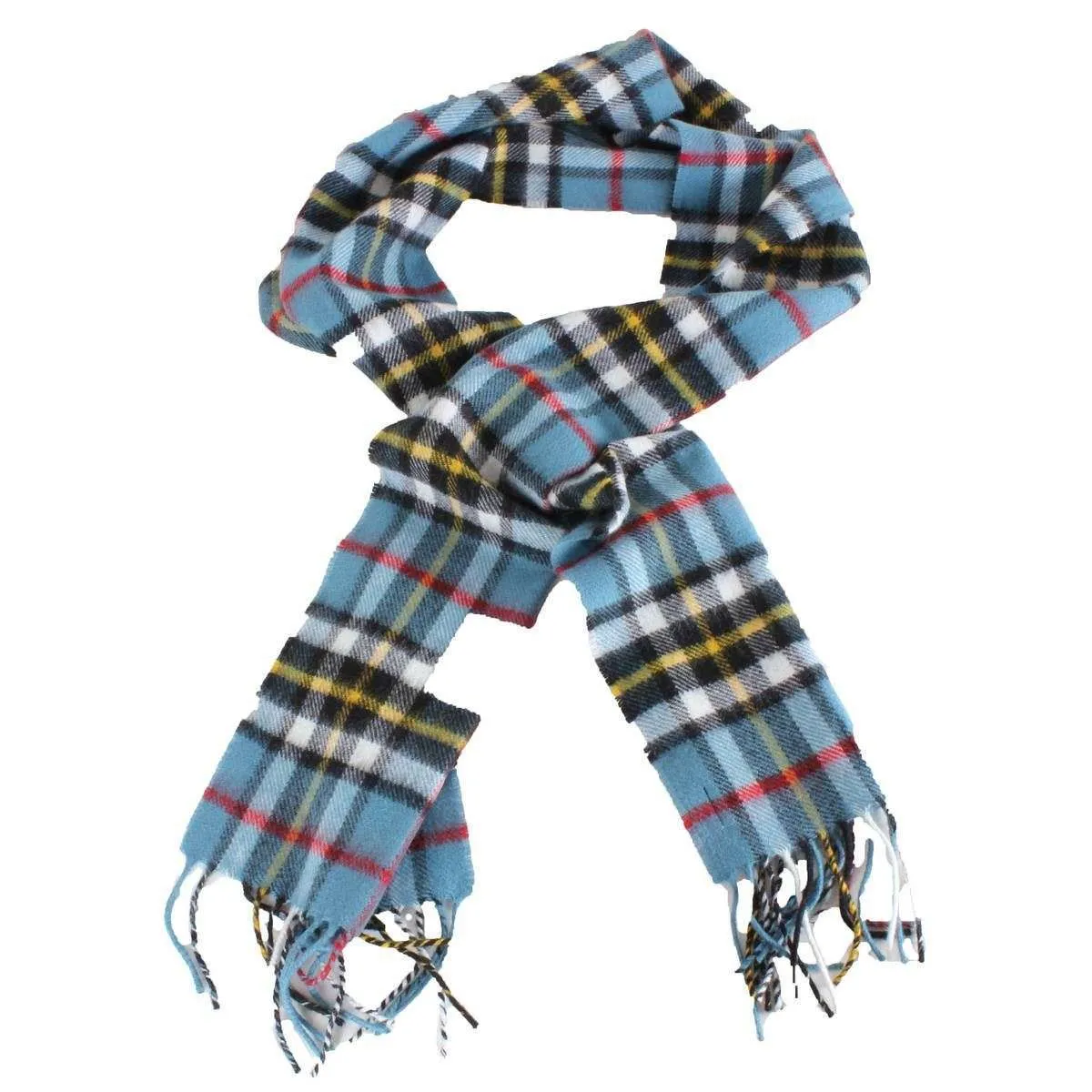 Locharron of Scotland Bowhill Thompson Lambswool Scarf - Blue