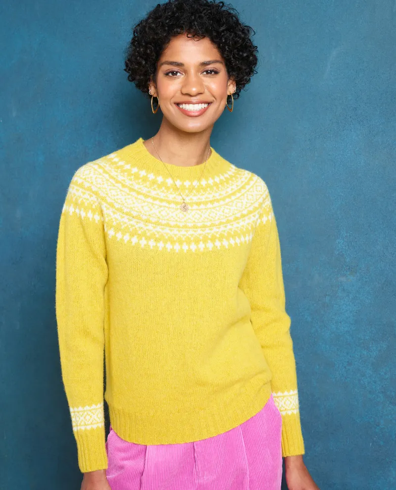 Lowie Snow Yellow Knit