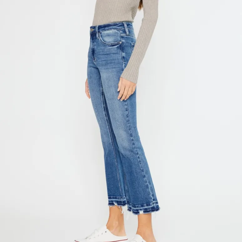 Lynn Cropped Bootcut Medium Wash Jeans