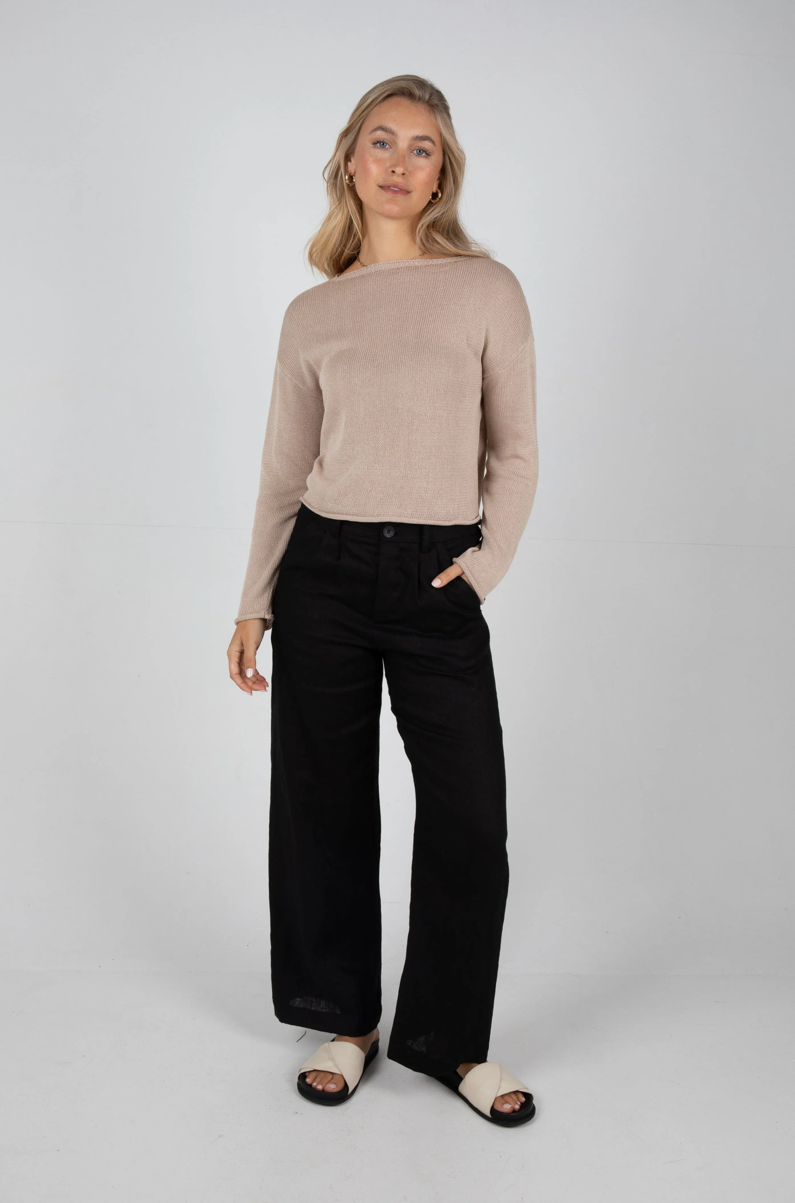 MABEL KNIT JUMPER - DUNE