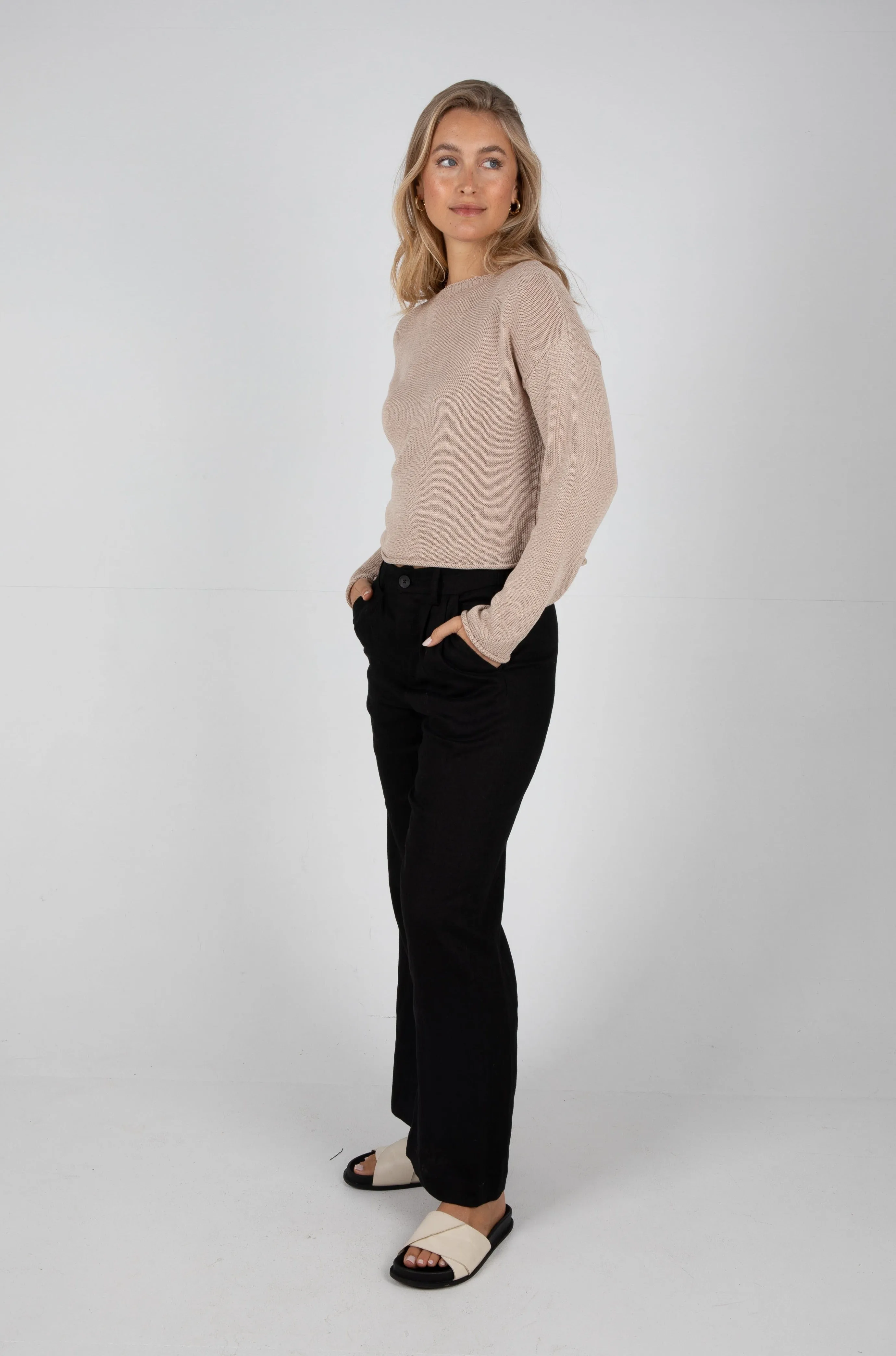 MABEL KNIT JUMPER - DUNE