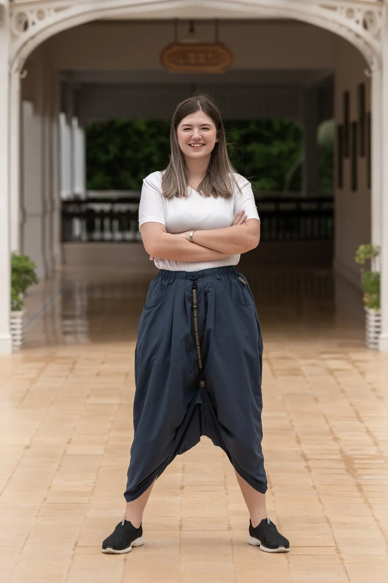 Macabi Slim Skirt - Midnight Blue