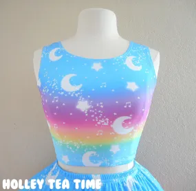 Magical Fairy Time - Rainbow Sunny Day Crop Top [Made To Order]