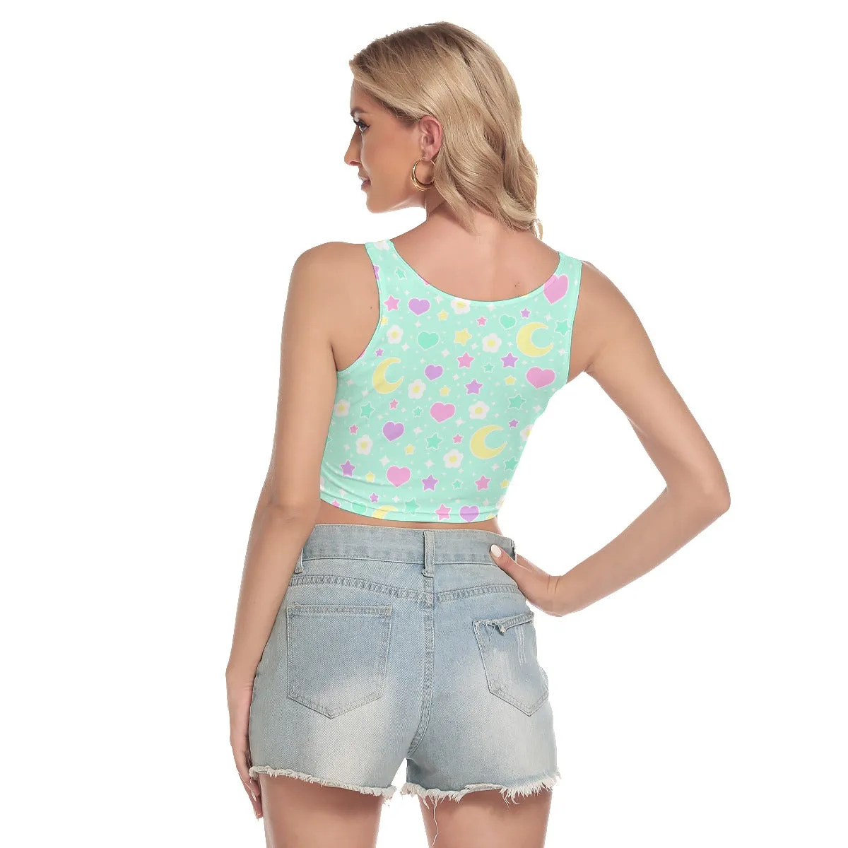 Magical Spring Mint Crop Top