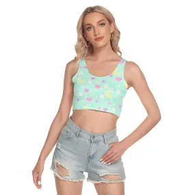 Magical Spring Mint Crop Top