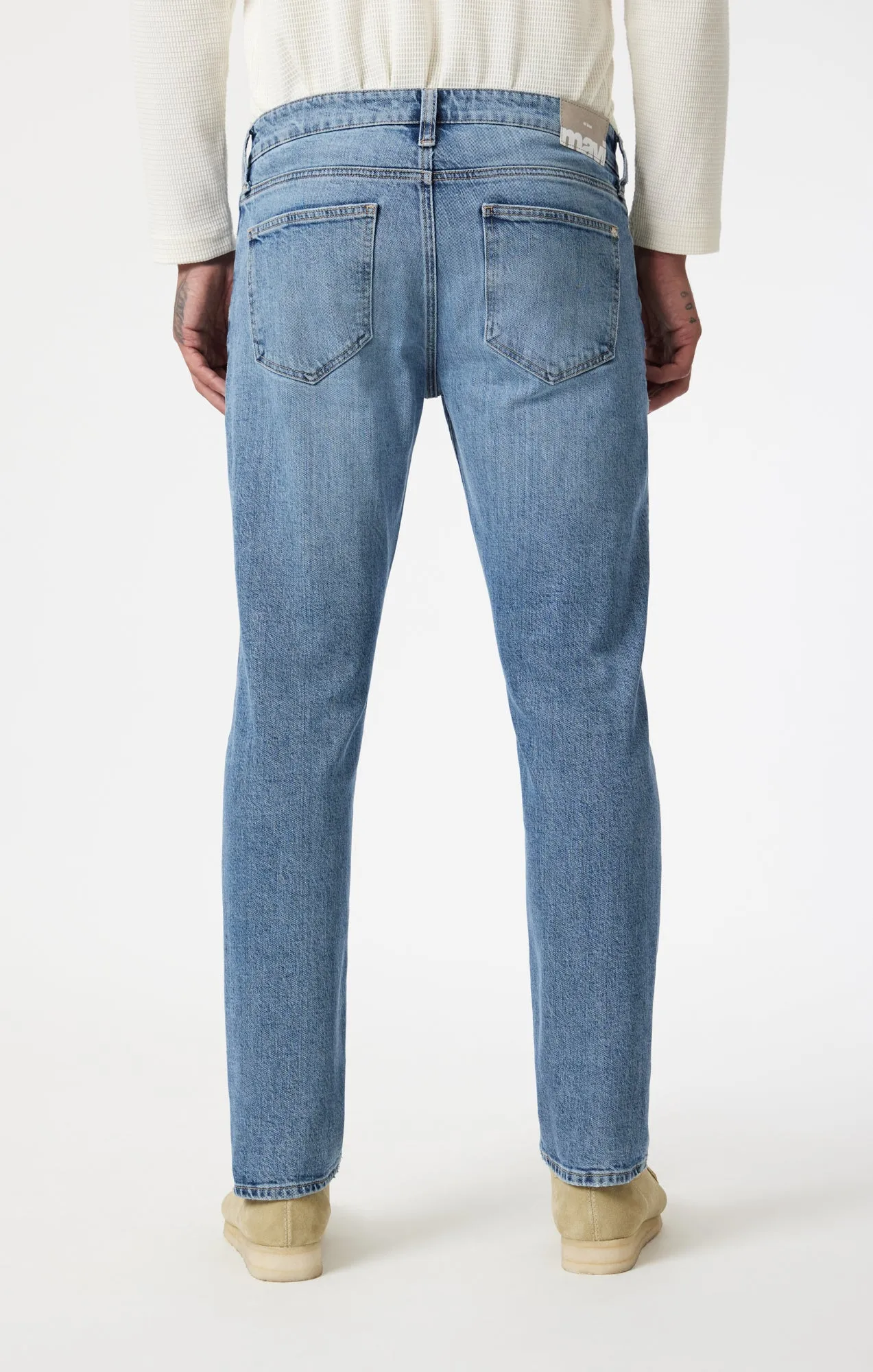 MARCUS SLIM STRAIGHT LEG IN LIGHT BRUSHED CLASSIC BLUE