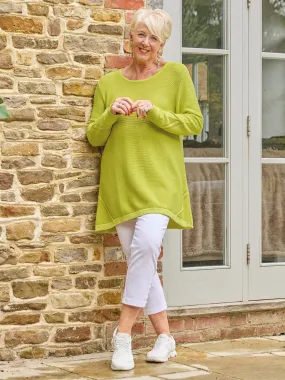 Margaret Knitted Jumper - Lime