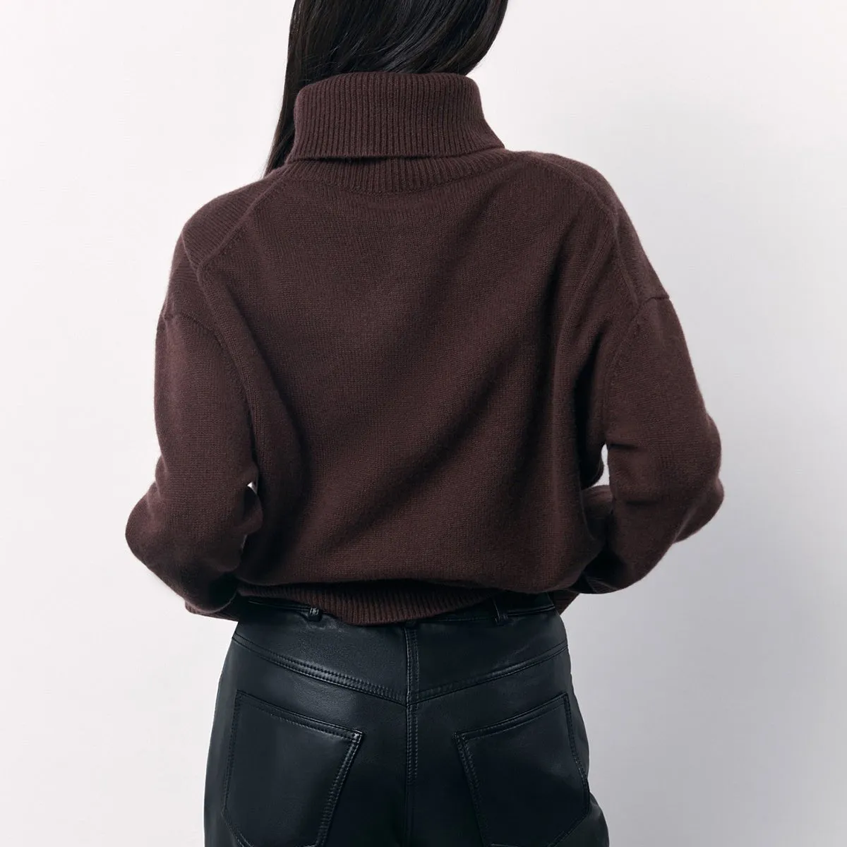 Mariana Viscose Turtleneck Jumper